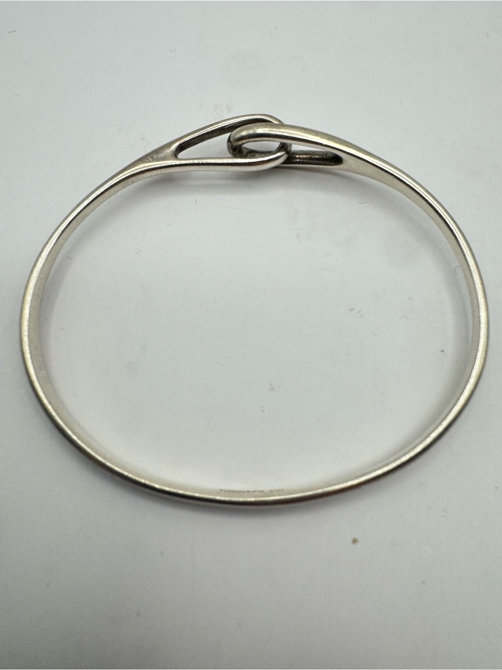 Tiffany & CO Infinity double loop silver bangle